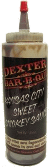 Four Dexter Bar-B-Que Sauces in 8 oz. Containers
